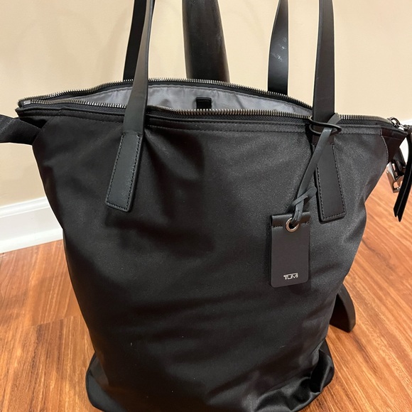 Tumi Bags Blackdark Charcoal Tumi Devoe Hope Laptop Tote Poshmark